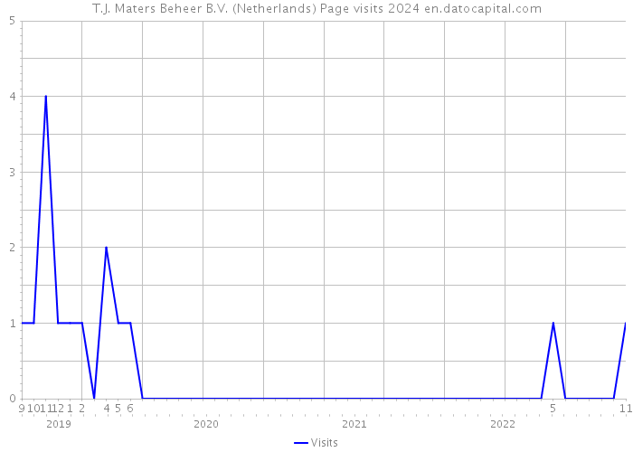 T.J. Maters Beheer B.V. (Netherlands) Page visits 2024 