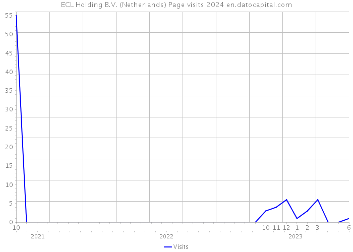 ECL Holding B.V. (Netherlands) Page visits 2024 