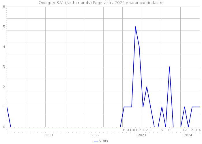 Octagon B.V. (Netherlands) Page visits 2024 