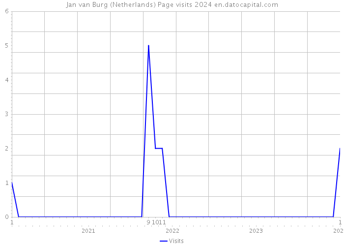 Jan van Burg (Netherlands) Page visits 2024 
