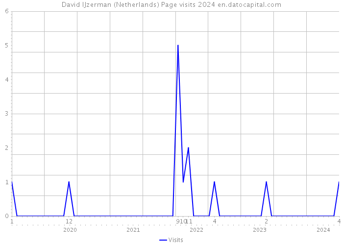 David IJzerman (Netherlands) Page visits 2024 