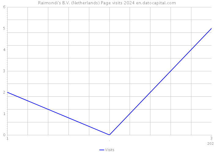 Raimondi's B.V. (Netherlands) Page visits 2024 
