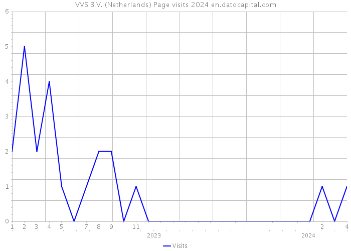 VVS B.V. (Netherlands) Page visits 2024 