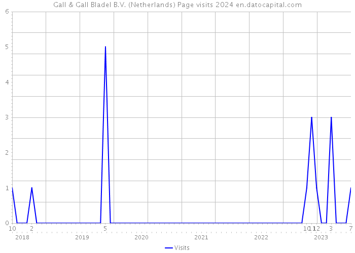 Gall & Gall Bladel B.V. (Netherlands) Page visits 2024 