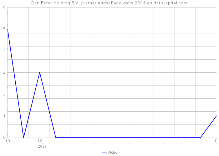 Den Exter Holding B.V. (Netherlands) Page visits 2024 