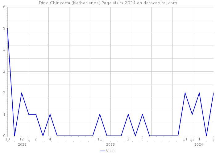 Dino Chincotta (Netherlands) Page visits 2024 