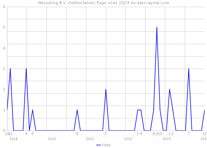 Wesseling B.V. (Netherlands) Page visits 2024 