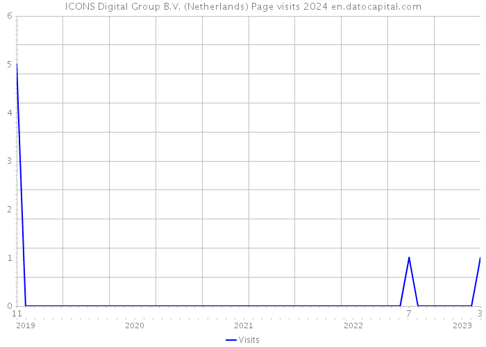 ICONS Digital Group B.V. (Netherlands) Page visits 2024 