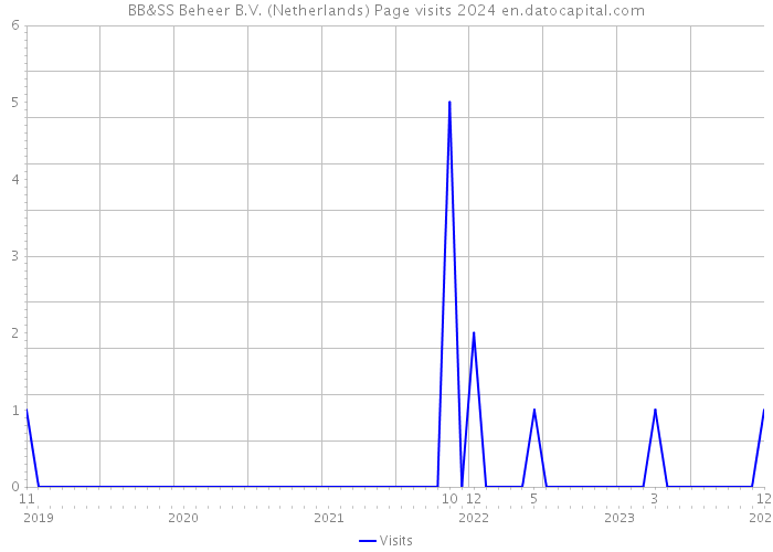 BB&SS Beheer B.V. (Netherlands) Page visits 2024 