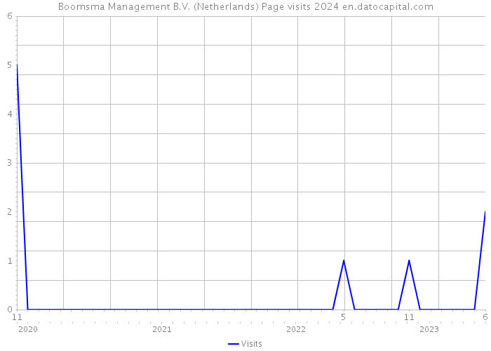 Boomsma Management B.V. (Netherlands) Page visits 2024 