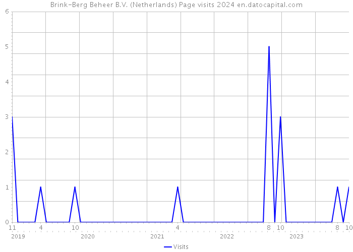 Brink-Berg Beheer B.V. (Netherlands) Page visits 2024 