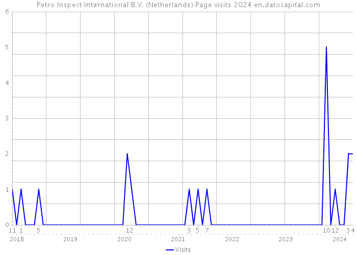 Petro Inspect International B.V. (Netherlands) Page visits 2024 