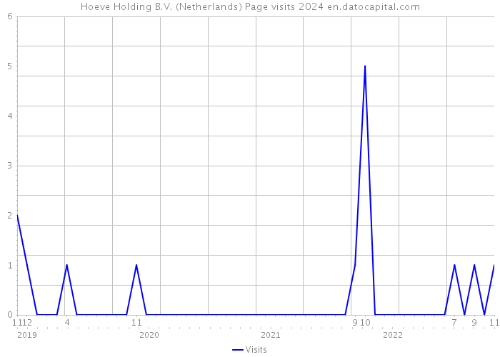 Hoeve Holding B.V. (Netherlands) Page visits 2024 
