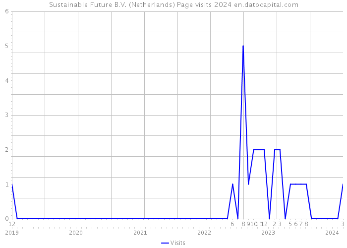 Sustainable Future B.V. (Netherlands) Page visits 2024 