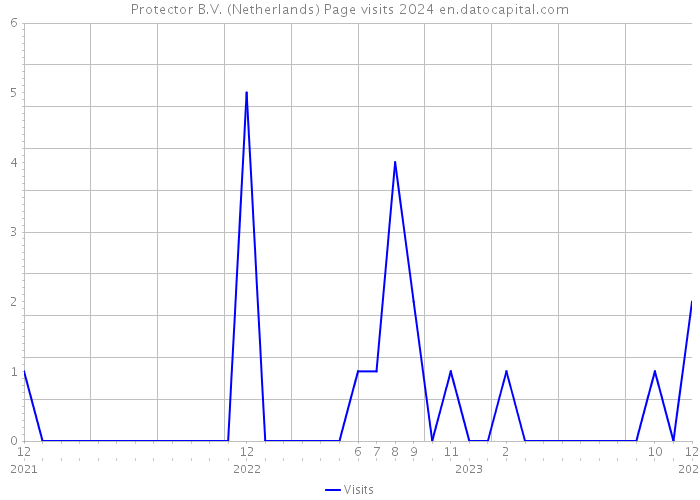 Protector B.V. (Netherlands) Page visits 2024 