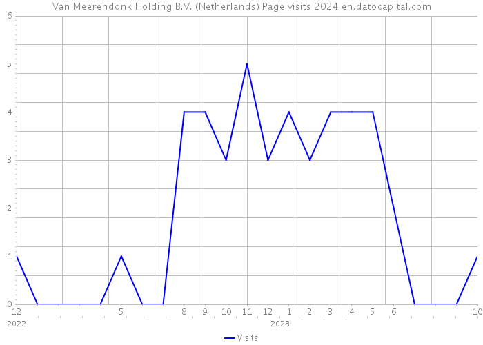 Van Meerendonk Holding B.V. (Netherlands) Page visits 2024 
