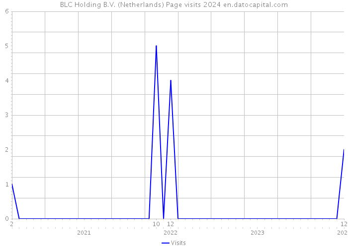 BLC Holding B.V. (Netherlands) Page visits 2024 