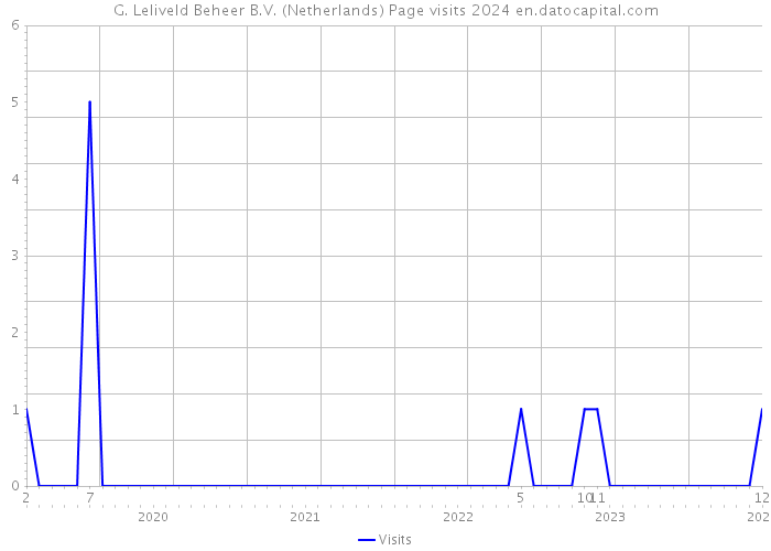 G. Leliveld Beheer B.V. (Netherlands) Page visits 2024 
