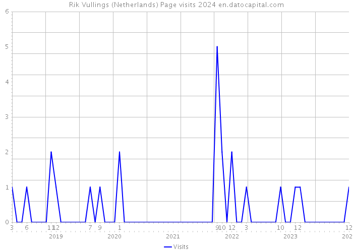 Rik Vullings (Netherlands) Page visits 2024 