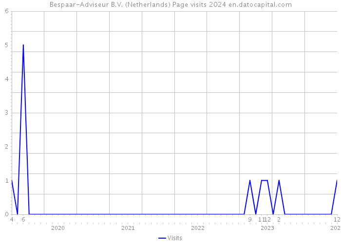 Bespaar-Adviseur B.V. (Netherlands) Page visits 2024 