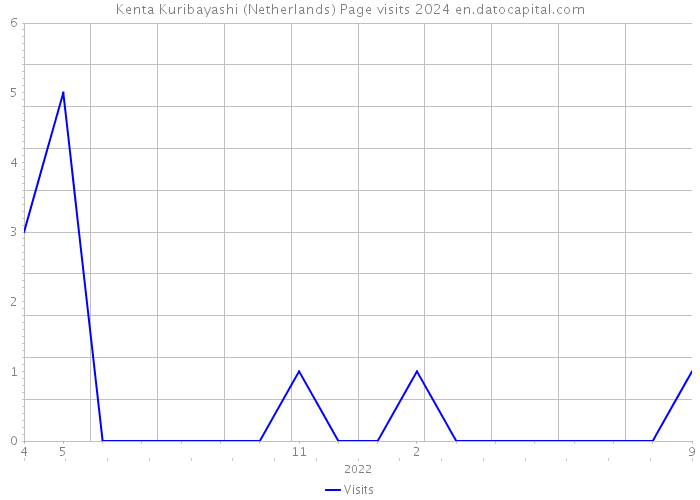 Kenta Kuribayashi (Netherlands) Page visits 2024 