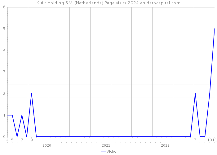 Kuijt Holding B.V. (Netherlands) Page visits 2024 