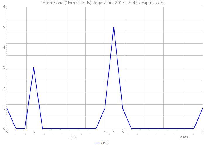 Zoran Bacic (Netherlands) Page visits 2024 