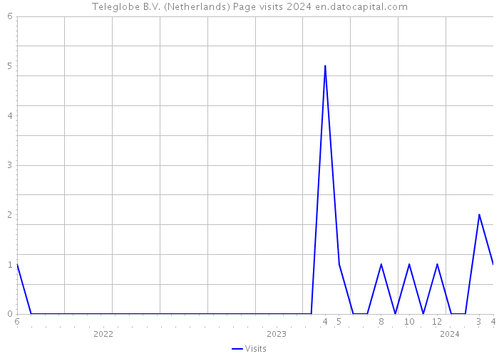 Teleglobe B.V. (Netherlands) Page visits 2024 