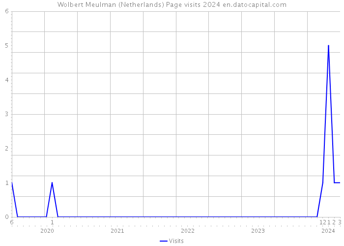 Wolbert Meulman (Netherlands) Page visits 2024 
