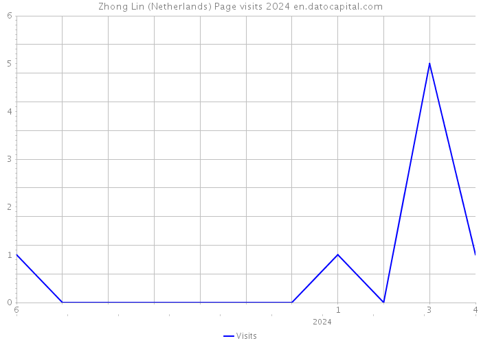 Zhong Lin (Netherlands) Page visits 2024 
