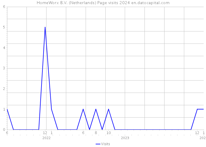 HomeWorx B.V. (Netherlands) Page visits 2024 