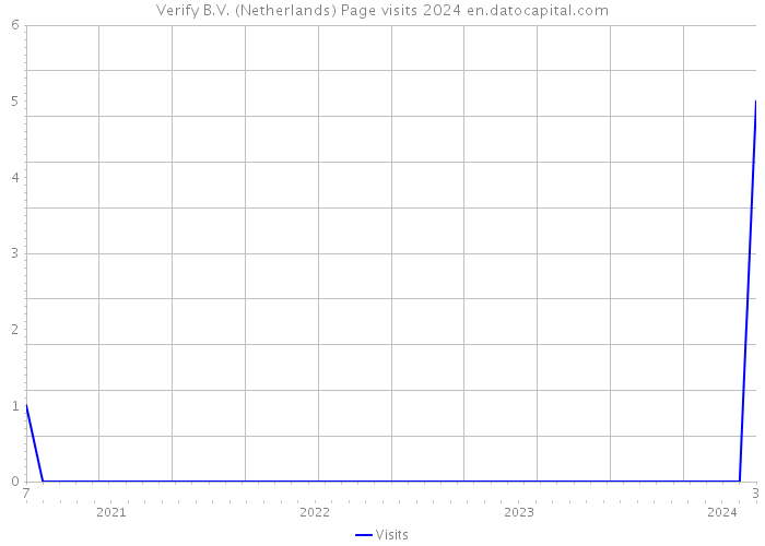 Verify B.V. (Netherlands) Page visits 2024 