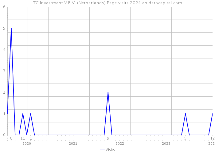 TC Investment V B.V. (Netherlands) Page visits 2024 