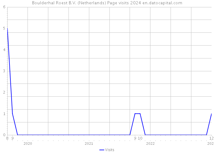 Boulderhal Roest B.V. (Netherlands) Page visits 2024 
