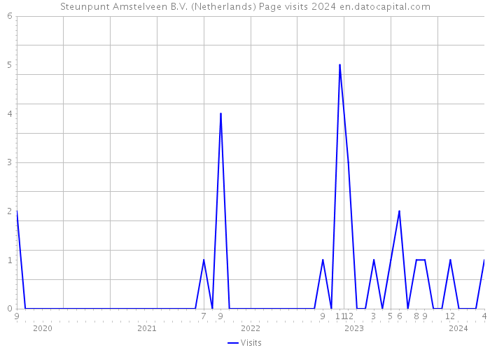 Steunpunt Amstelveen B.V. (Netherlands) Page visits 2024 