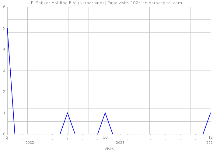 P. Spijker Holding B.V. (Netherlands) Page visits 2024 