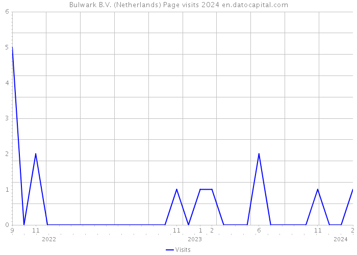 Bulwark B.V. (Netherlands) Page visits 2024 