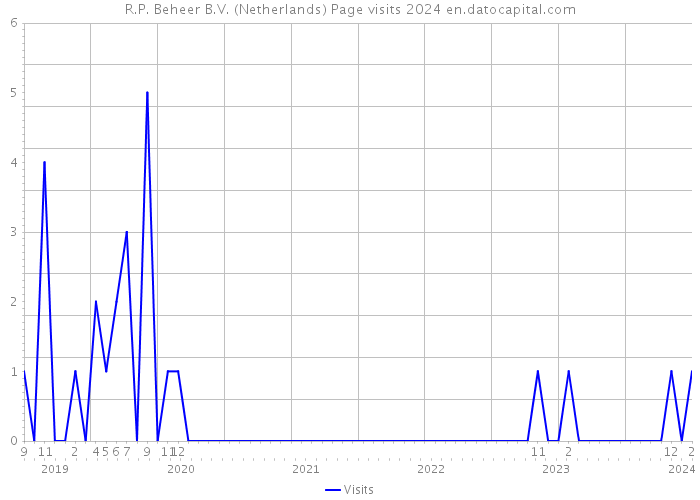 R.P. Beheer B.V. (Netherlands) Page visits 2024 