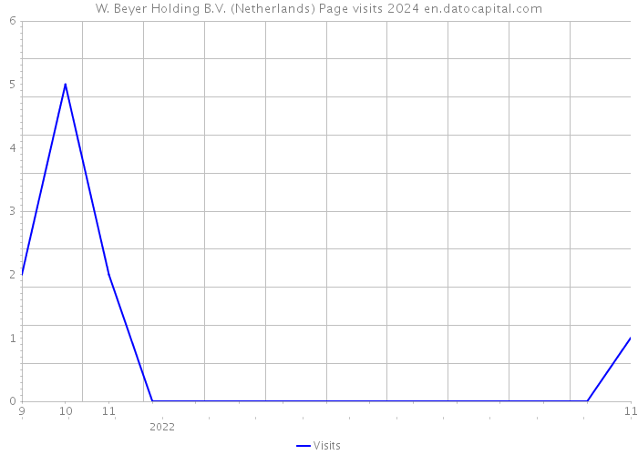 W. Beyer Holding B.V. (Netherlands) Page visits 2024 