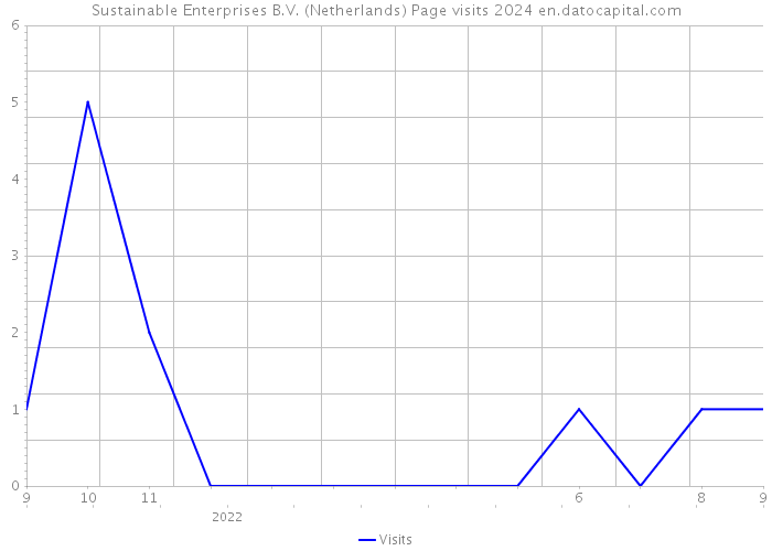 Sustainable Enterprises B.V. (Netherlands) Page visits 2024 