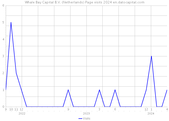 Whale Bay Capital B.V. (Netherlands) Page visits 2024 