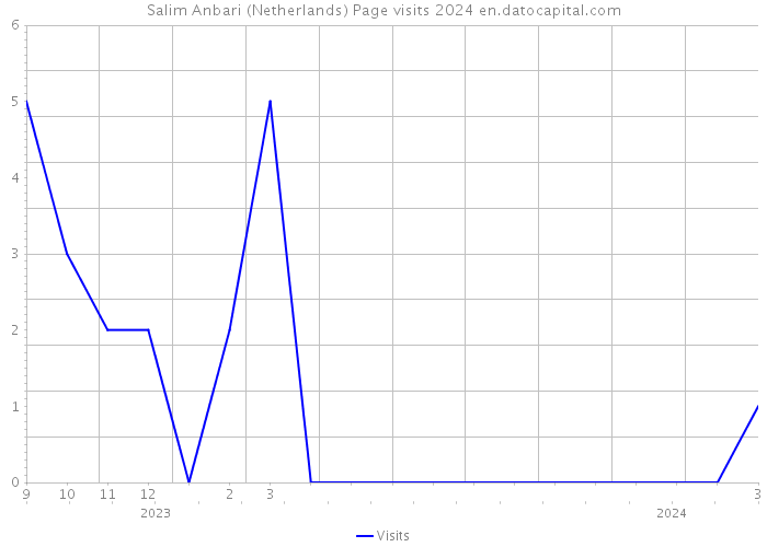 Salim Anbari (Netherlands) Page visits 2024 