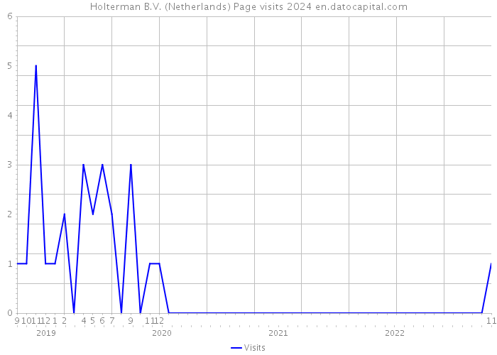 Holterman B.V. (Netherlands) Page visits 2024 