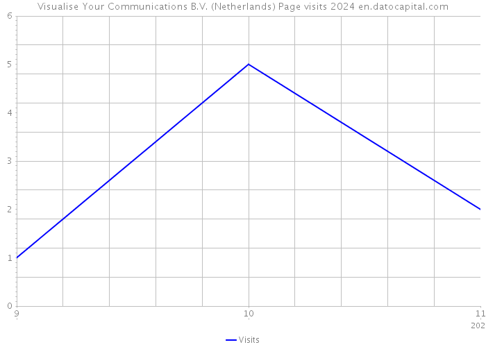 Visualise Your Communications B.V. (Netherlands) Page visits 2024 