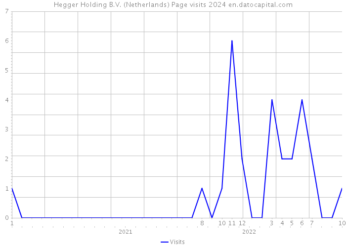Hegger Holding B.V. (Netherlands) Page visits 2024 