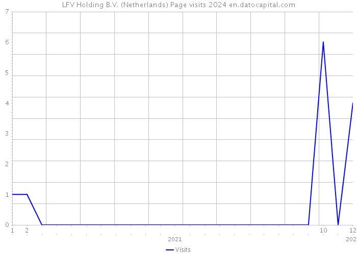 LFV Holding B.V. (Netherlands) Page visits 2024 