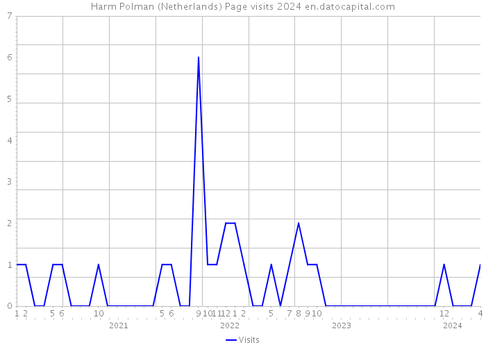 Harm Polman (Netherlands) Page visits 2024 