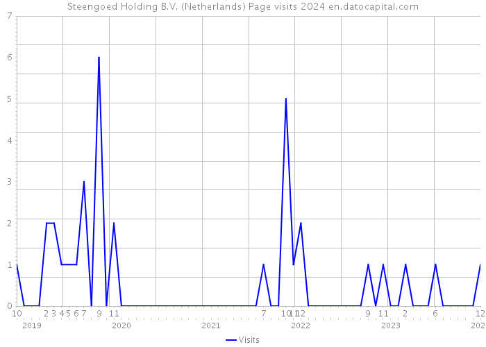 Steengoed Holding B.V. (Netherlands) Page visits 2024 