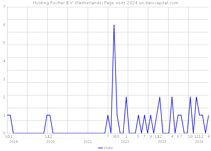 Holding Fischer B.V. (Netherlands) Page visits 2024 