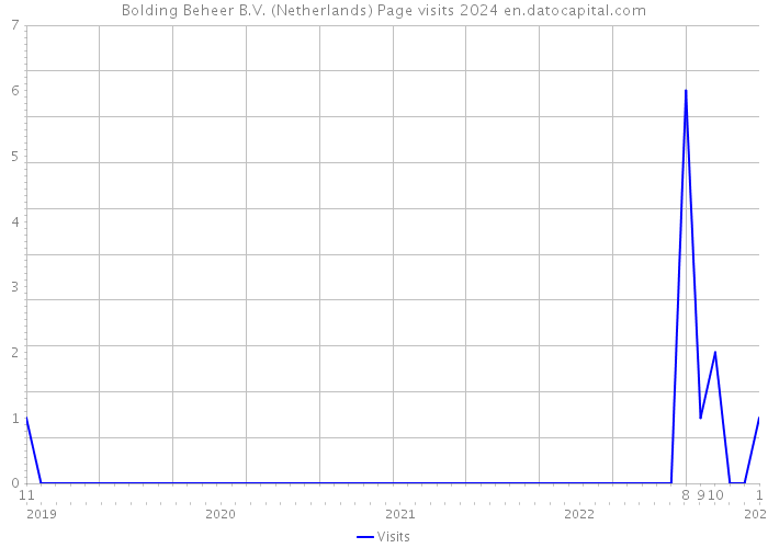 Bolding Beheer B.V. (Netherlands) Page visits 2024 